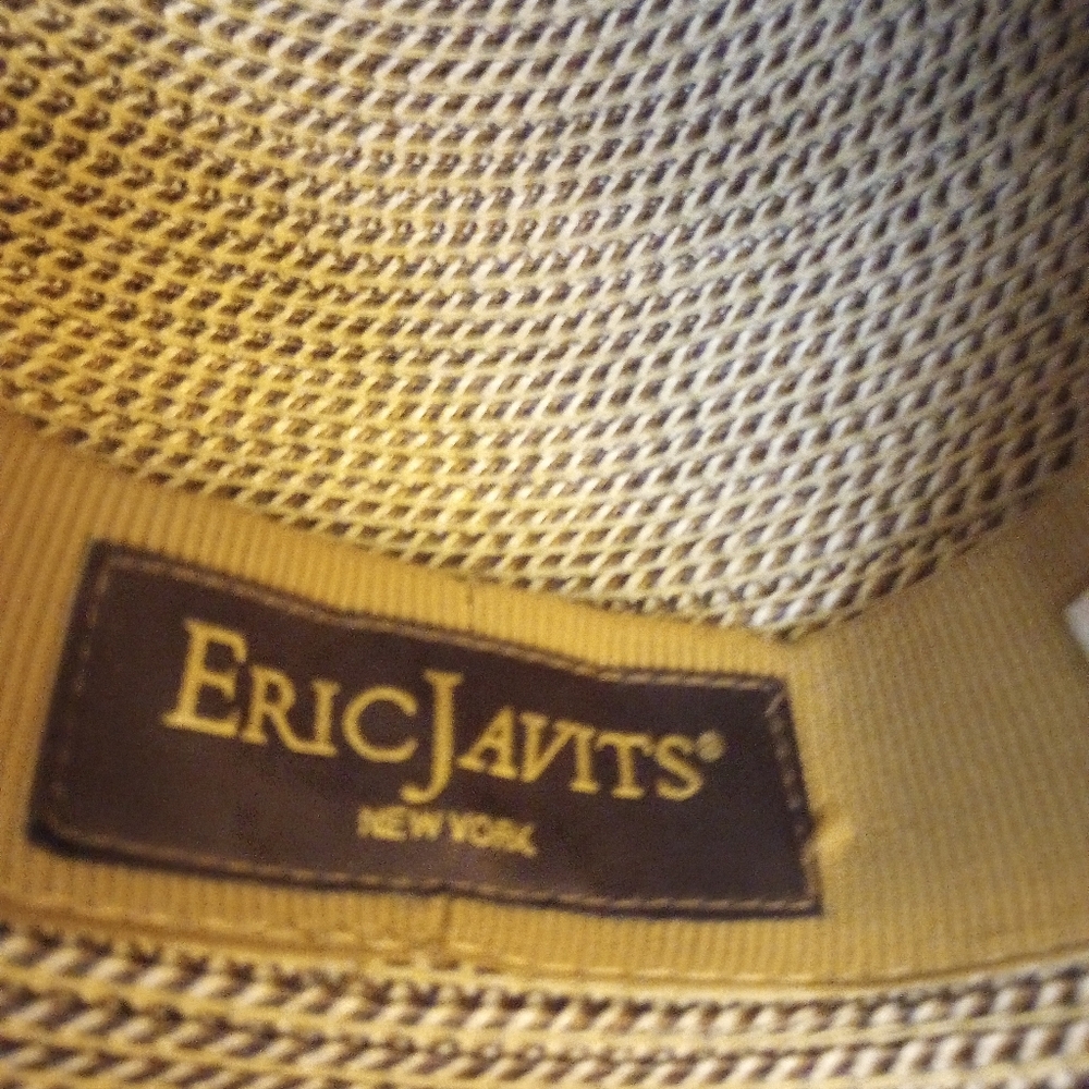 Vintage Eric Javits cloche hat ribbon bow & trim squishee packable - Picture 4 of 9